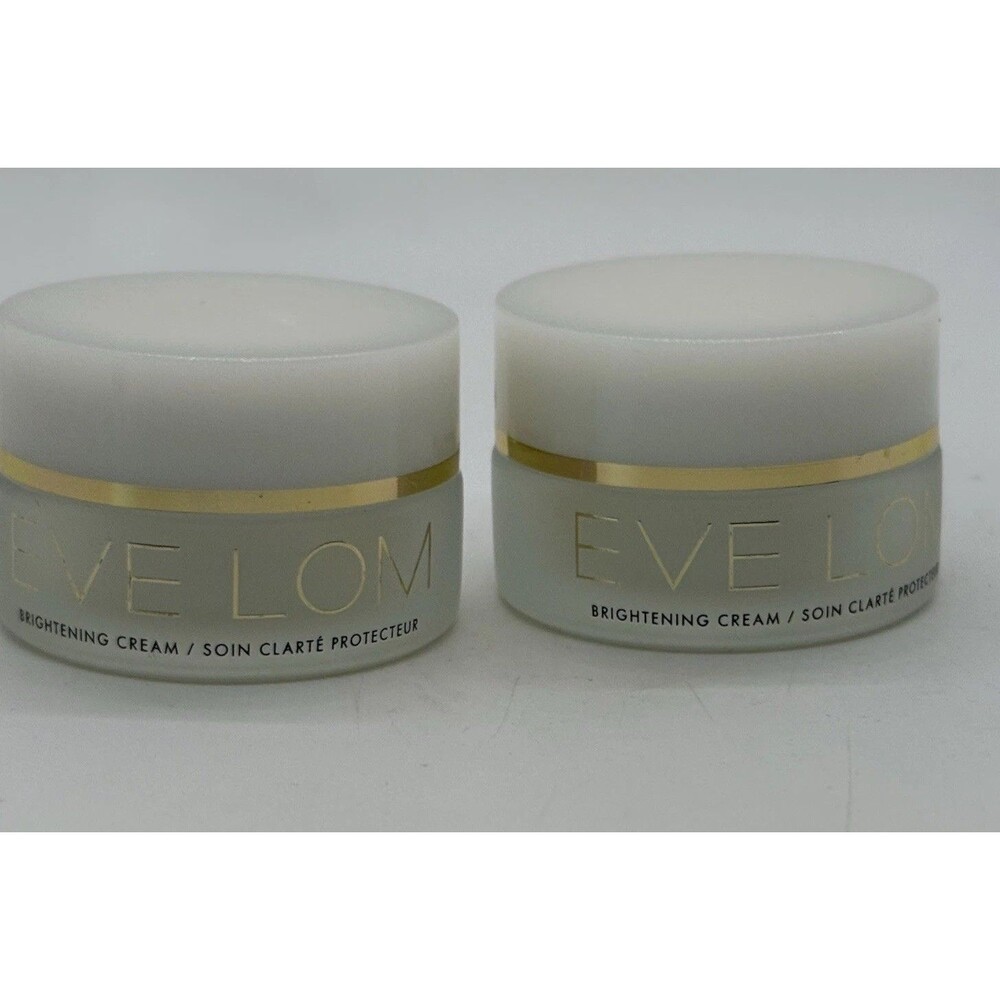 Lot of 2 Eve Lom White Brightening Face Cream .33oz/10ml MINI Travel Size New